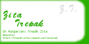 zita trepak business card